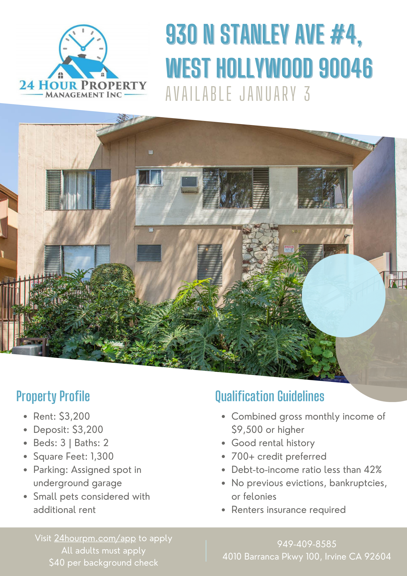 930 North Stanley Avenue Unit #4